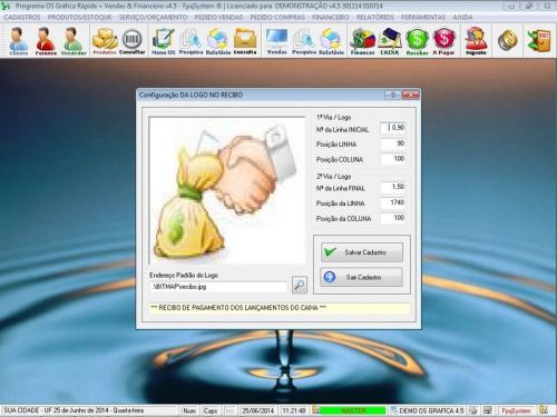 Programa Gráfica Rápida com Cadastro de Clientes, Serviços e Financeiro v4.5 - FpqSystem 97762