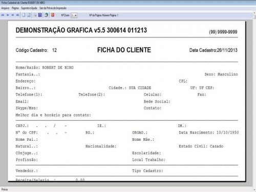 Programa Gráfica Rápida com Cadastro de Clientes, Serviços e Financeiro v5.5 PLUS - FpqSystem 97807