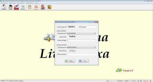 Programa Livro Caixa e Conta Corrente v1.0 - Fpqsystem 133112