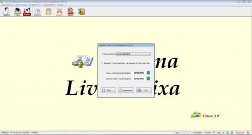 Programa Livro Caixa e Conta Corrente v1.0 - Fpqsystem 133116