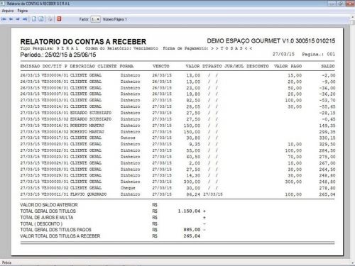 Programa para Espaço Gourmet Bares e Restaurantes Pdv v1.0 - Fpqsystem 136980