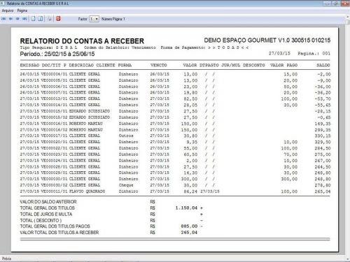 Programa para Espaço Gourmet, Bares e Restaurantes + PDV v1.0 - FpqSystem 136980