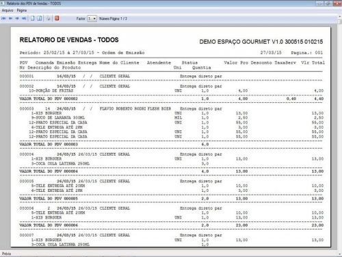 Programa para Espaço Gourmet Bares e Restaurantes Pdv v1.0 - Fpqsystem 136985