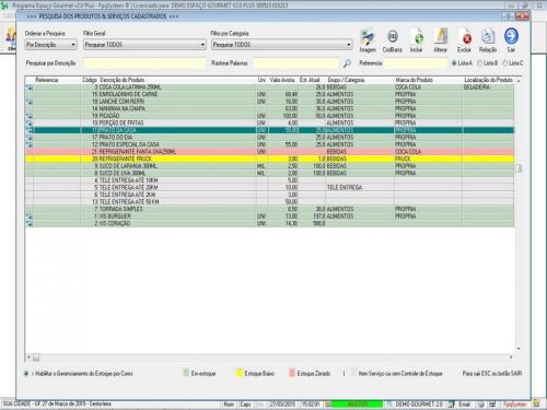Programa para Espaço Gourmet Bares e Restaurantes Pdv Mesas v2.0 Plus - Fpqsystem 136994