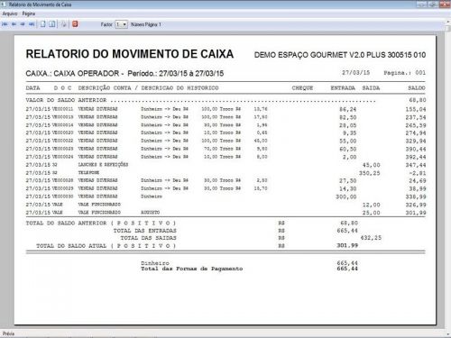 Programa para Espaço Gourmet Bares e Restaurantes Pdv Mesas v2.0 Plus - Fpqsystem 137006