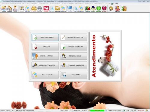 Programa Clinica de Estética e Spa Agendamento Vendas e Financeiro v3.0 - Fpqsystem 146281