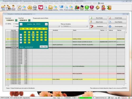Programa Clinica de Estética e Spa Agendamento Vendas e Financeiro v3.0 - Fpqsystem 146286