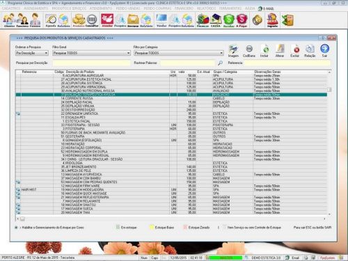 Programa Clinica de Estética e Spa Agendamento Vendas e Financeiro v3.0 - Fpqsystem 146289