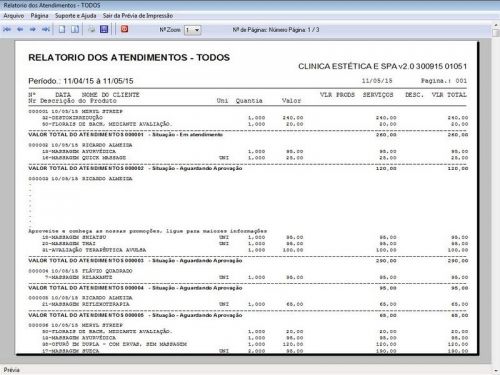 Programa Clinica de Estética e SPA, Agendamento v2.0 146403