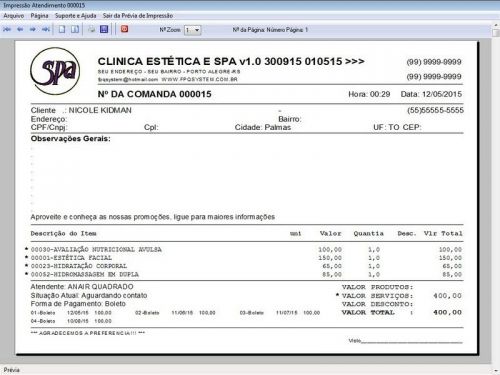 Programa Clinica de Estética e Spa v1.0 - Fpqsystem 146420