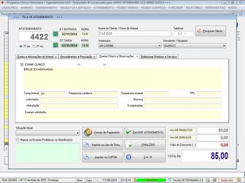 Programa para Clinica Veterinária com e Agendamento e Vendas v2.0 146468