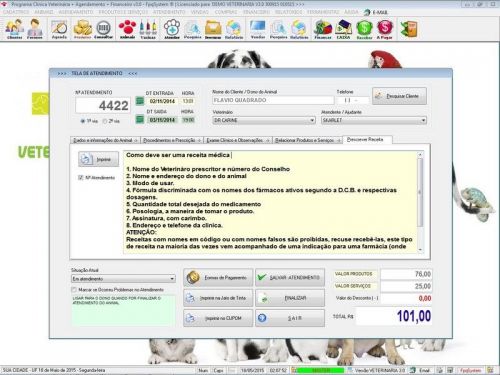 Programa para Clinica Veterinária com Agendamento Vendas e Financeiro v3.0 - Fpqsystem 146506