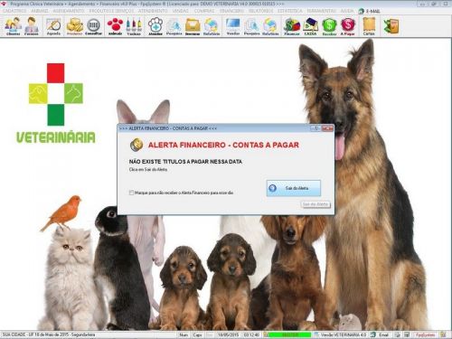Programa para Clinica Veterinária com Agendamento Vendas e Financeiro v4.0 Plus - Fpqsystem 146514