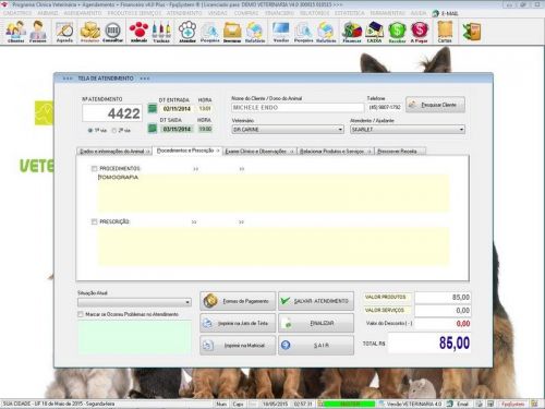 Programa para Clinica Veterinária com Agendamento, Vendas e Financeiro v4.0 Plus 146516