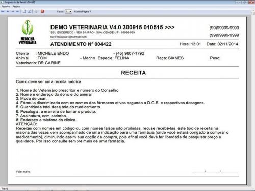 Programa para Clinica Veterinária com Agendamento Vendas e Financeiro v4.0 Plus - Fpqsystem 146529