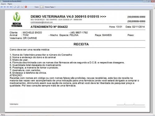 Programa para Clinica Veterinária com Agendamento, Vendas e Financeiro v4.0 Plus 146529