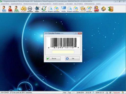 Programa OS Assistência Técnica com Vendas v3.0 - Fpqsystem 151083