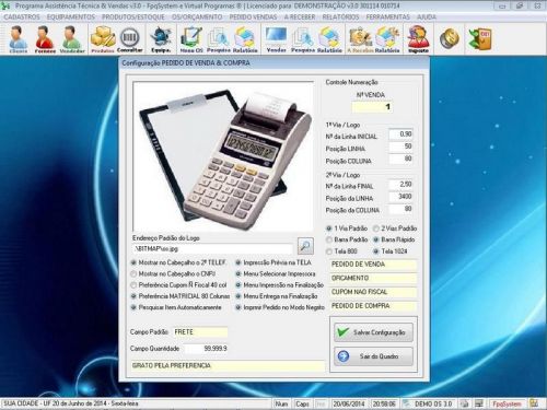 Programa Os Assistência Técnica com Vendas v3.0 - Fpqsystem 151089
