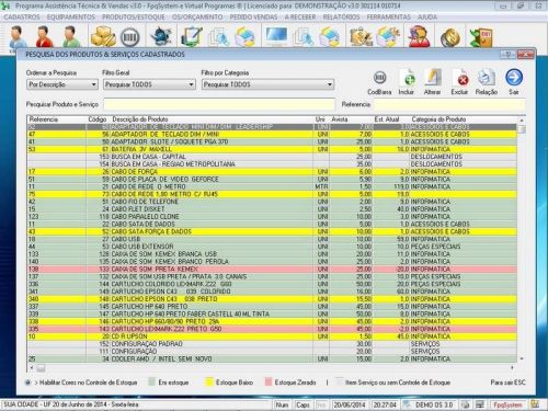 Programa Os Assistência Técnica com Vendas v3.0 - Fpqsystem 151098