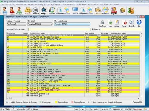 Programa Os Assistência Técnica com Vendas v3.0 - Fpqsystem 151099