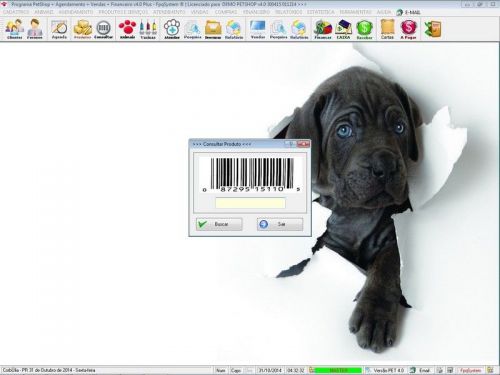 Programa para Petshop e Agropecuária com Agendamento Vendas e Financeiro v4.0 Plus - Fpqsystem 151126