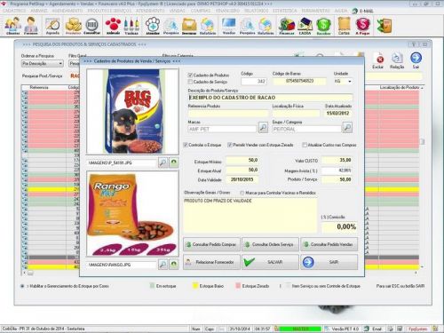 Programa para Petshop e Agropecuária com Agendamento Vendas e Financeiro v4.0 Plus - Fpqsystem 151132