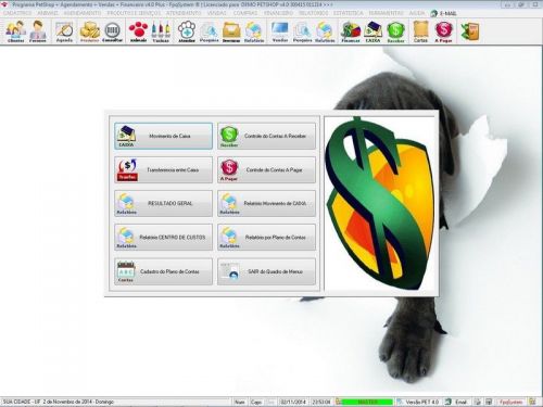 Programa para Petshop e Agropecuária com Agendamento Vendas e Financeiro v4.0 Plus - Fpqsystem 151135