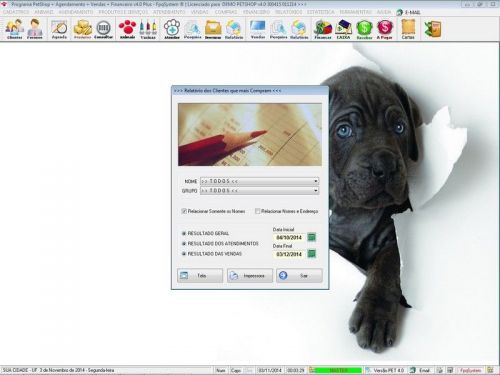 Programa para Petshop e Agropecuária com Agendamento Vendas e Financeiro v4.0 Plus - Fpqsystem 151138