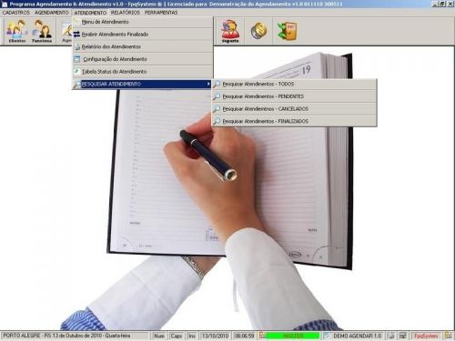 Programa para Cadastro de Clientes, Agendamento e Atendimento v1.0 - FpqSystem 151157