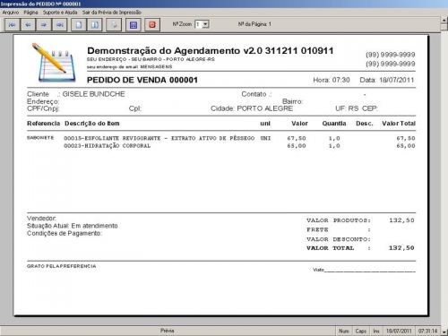 Programa para Cadastro de Clientes, Agendamento e Atendimento v2.0 - FpqSystem 151167