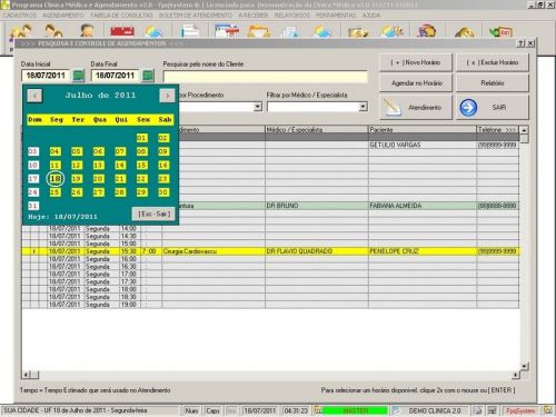 Programa Consultório Clinica Médica com Agendamento v2.0 - Fpqsystem 151713