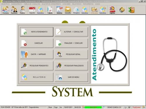 Programa Consultório Clinica Médica com Agendamento v2.0 - Fpqsystem 151720