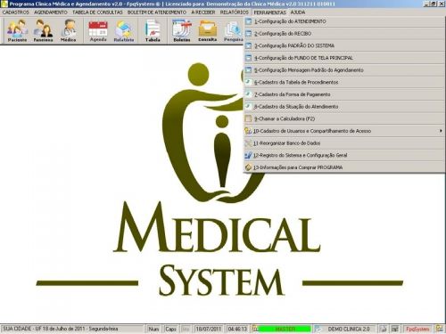 Programa Consultório Clinica Médica com Agendamento v2.0 - Fpqsystem 151721