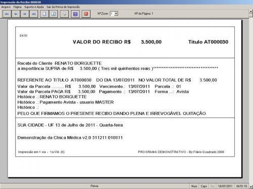 Programa Consultório Clinica Médica com Agendamento v2.0 - Fpqsystem 151724