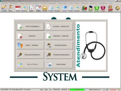 Programa Consultório e Clinica Médica com Agendamento Vendas e Financeiro v4.0 - Fpqsystem 151741