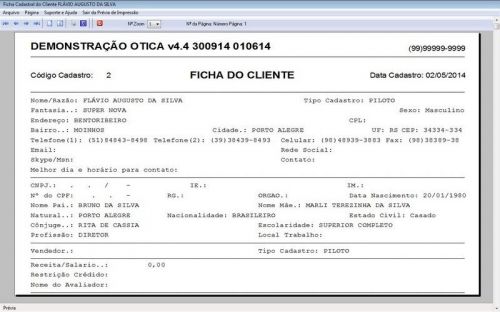 Programa para Ótica e Relojoalheria Vendas  Financeiro v4.4 - Fpqsystem 151969