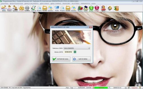 Programa para Ótica e Relojoalheria Vendas + Financeiro v4.4 - FpqSystem 151972
