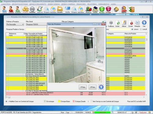 Programa Os Vidraçaria e Esquadrias com Vendas e Financeiro v4.7 152064