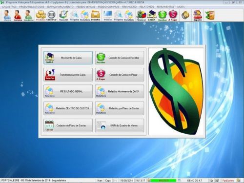 Programa Os Vidraçaria e Esquadrias com Vendas e Financeiro v4.7 152067