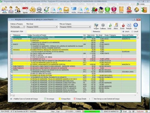 Programa Ordem de Serviço Marmoraria com Vendas e Financeiro e Agendamento v5.8 152282