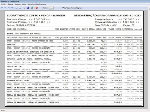 Programa Ordem de Serviço Marmoraria com Vendas e Financeiro e Agendamento v5.8 - Fpqsystem 152283