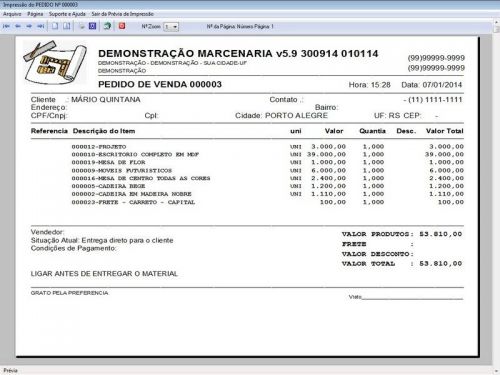 Programa Ordem de Serviço Marcenaria com Vendas e Financeiro e Agendamento v5.9 - Fpqsystem 152302