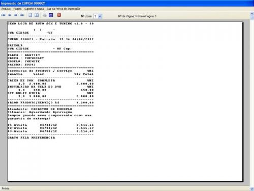 Programa para Autosom e Tunning com Serviços v1.0 - Fpqsystem 152317