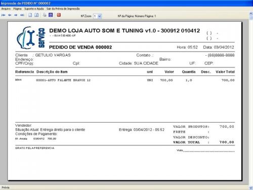 Programa para Autosom e Tunning com Serviços v1.0 - Fpqsystem 152318