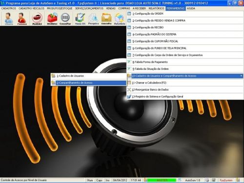 Programa para Autosom e Tunning com Serviços v1.0 - Fpqsystem 152321