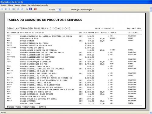 Programa para Lanternagem Funilaria Pintura e Serviços v1.0 - Fpqsystem 152370