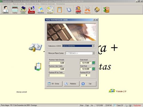 Programa Livro Caixa  Plano de Contas v2.0 - Fpqsystem 152475