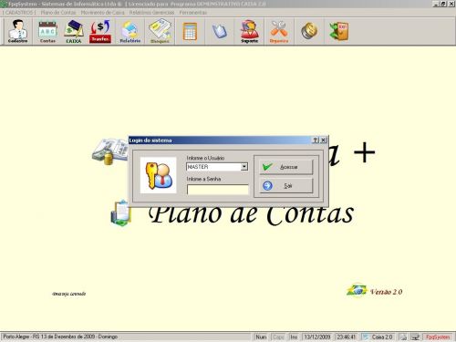 Programa Livro Caixa  Plano de Contas v2.0 - Fpqsystem 152479