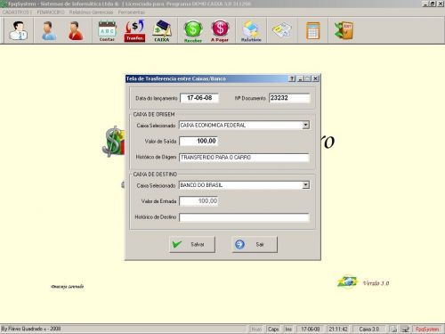 Programa Livro Caixa Financeiro v3.0 - Fpqsystem 152481