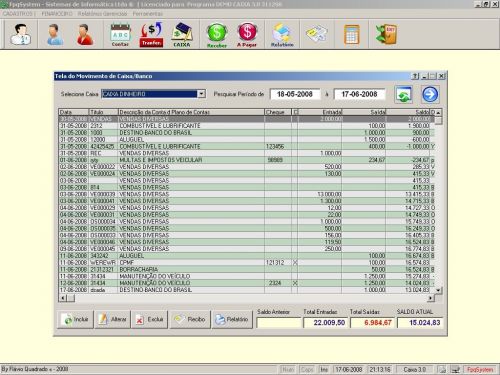 Programa Livro Caixa Financeiro v3.0 - Fpqsystem 152499